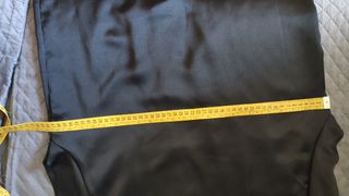 Camicia nera in raso