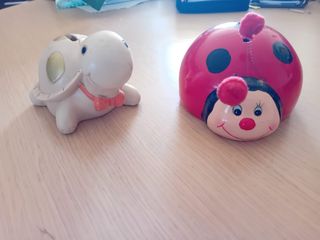 Salvadanai Coccinella e Tartaruga