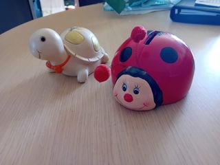 Salvadanai Coccinella e Tartaruga