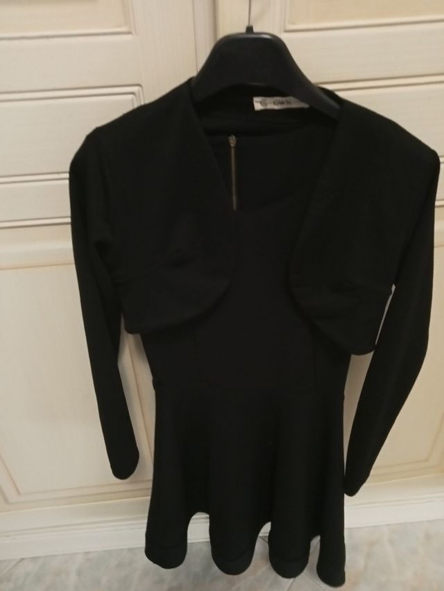 Vestito nero donna S - elegante