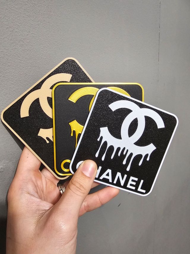 Set 3 Sottobicchieri Chanel