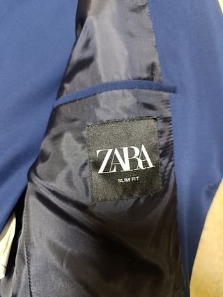 Traje Zara azul - Slim Fit
