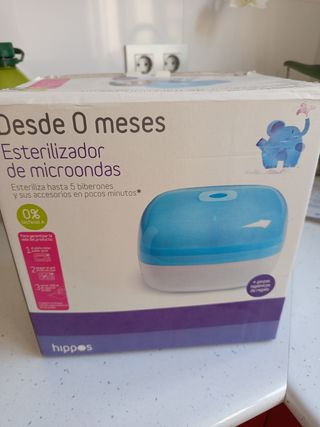Esterilizador microondas bebé Hippo