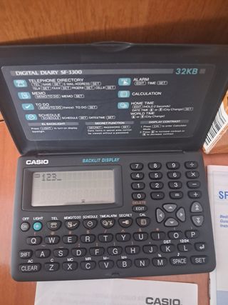 CASIO SF-3300 Agenda Digital Vintage 32KB