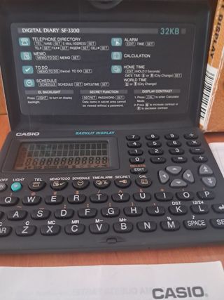 CASIO SF-3300 Agenda Digital Vintage 32KB