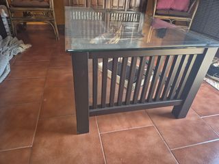 Conjunto Sofá y mesa rústico de forja .