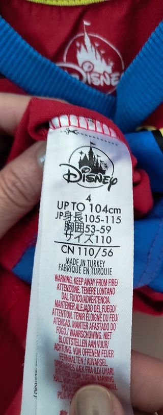 T-shirt Disney, bambino 4 anni (104 cm)