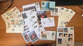 LOTTO francobolli, buste, cartoline, monete