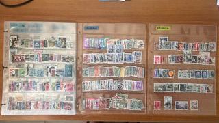 LOTTO francobolli, buste, cartoline, monete