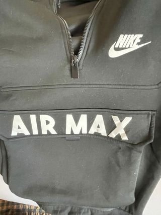 Sudadera Nike Air Max negra