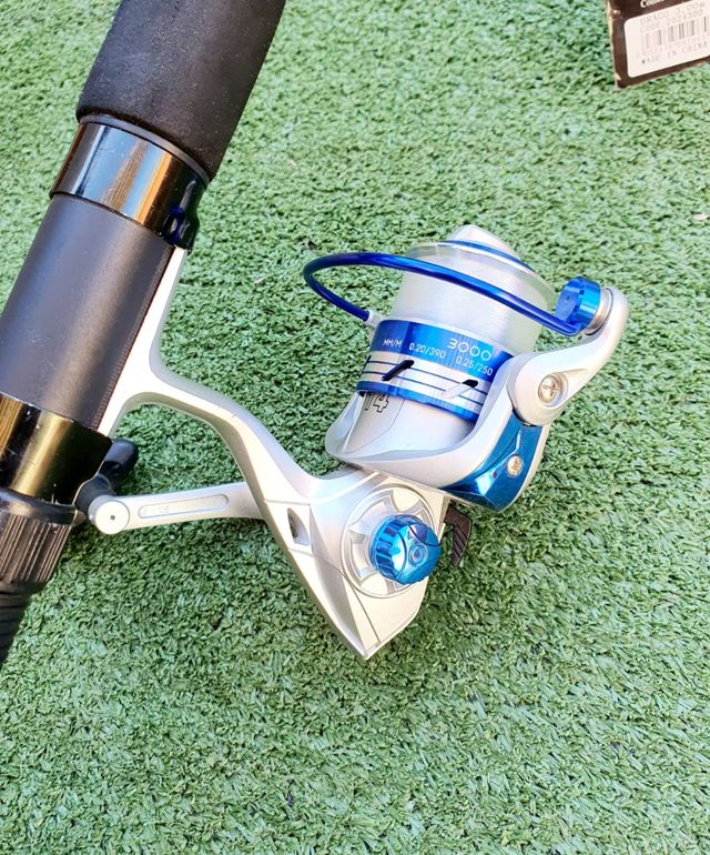 COMBO SPINNING, FONDEO, CAÑA, CARRETE, PESCA