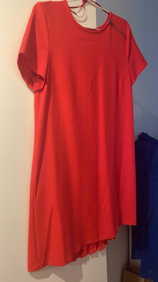 Vestido rojo fiesta - Talla L. muy versatil