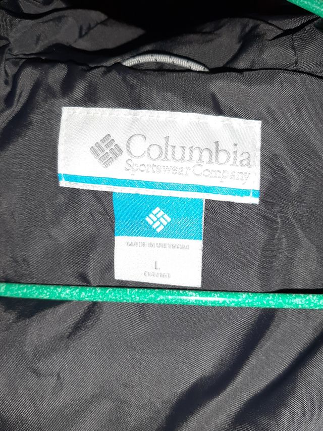 Abrigo Columbia niña - Rosa, blanco y negro