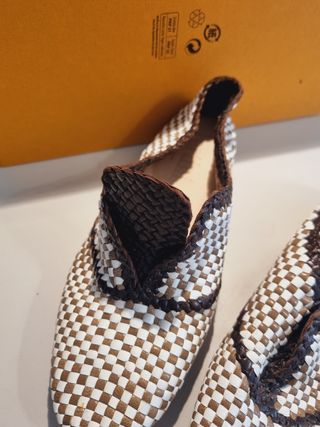 Ballerine Pertini - Marrone e Bianco - 36