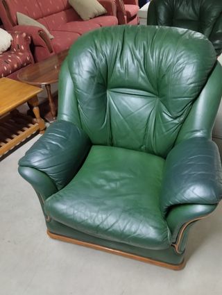 Butaca de piel de búfalo