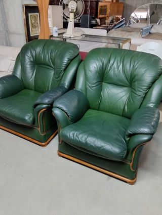 Butaca de piel de búfalo