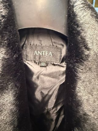 Abrigo ANTEA negro - Talla L