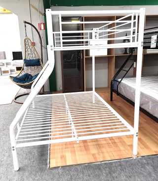 NUEVA LITERA METALICA+MESITA DE NOCHE !! BLANCA!! 