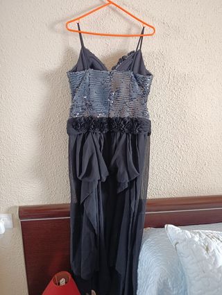 Vestido Fiesta Negro con Lentejuelas