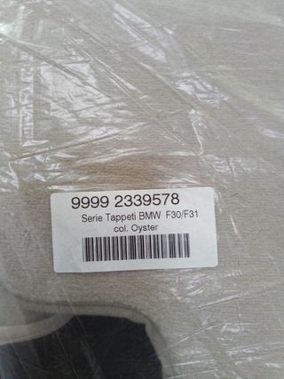 Tappetini BMW Serie 3 F30/F31