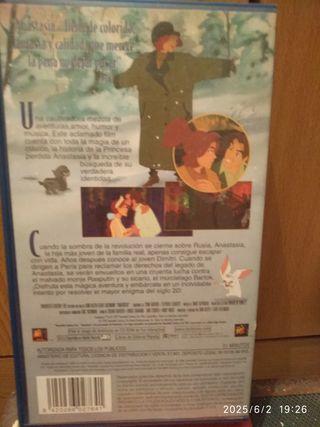 Lote 5 cintas VHS colección DISNEY