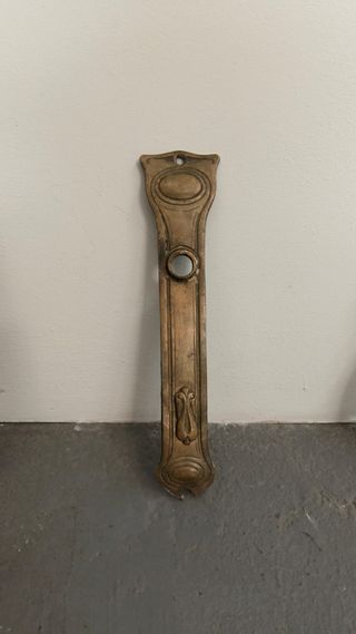 Embellecedores de cerraduras, antiguos de bronce