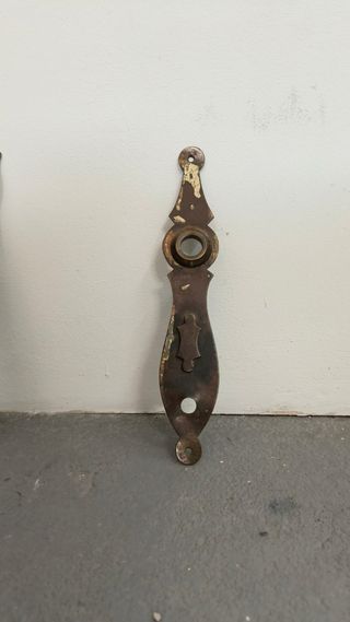 Embellecedores de cerraduras, antiguos de bronce