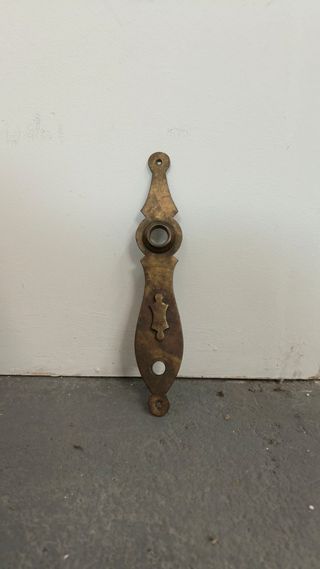 Embellecedores de cerraduras, antiguos de bronce