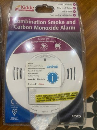 Detector humo CO2 Kidde - Alarma combinada