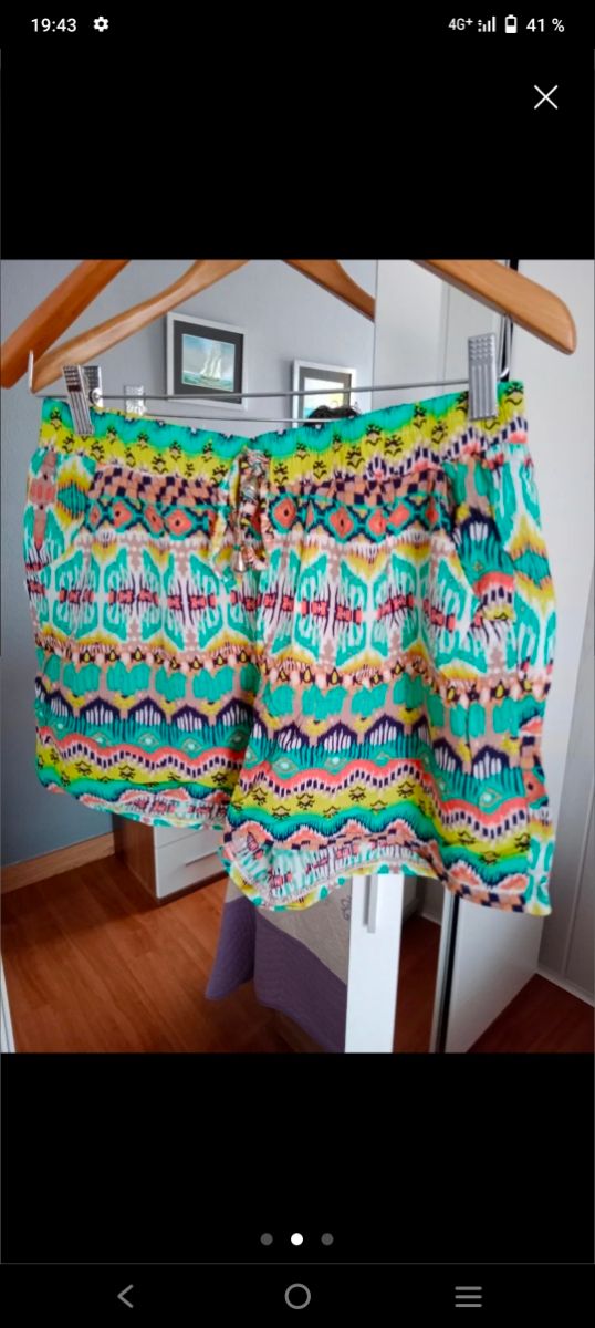 Shorts estampados - 3 unidades