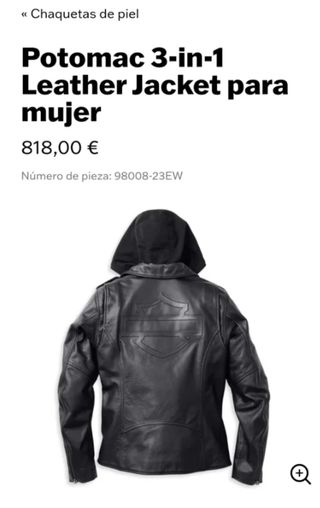 Chaqueta moto mujer Harley Davison
