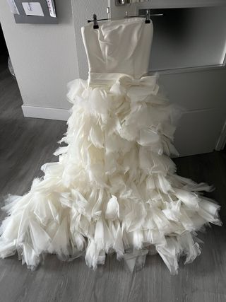 Vestido novia blanco - Talla 36