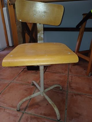 Silla vintage colegio - escolar