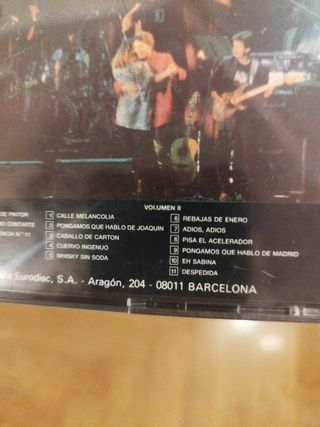 Joaquín Sabina - Y Viceversa (Directo). CD DOBLE.