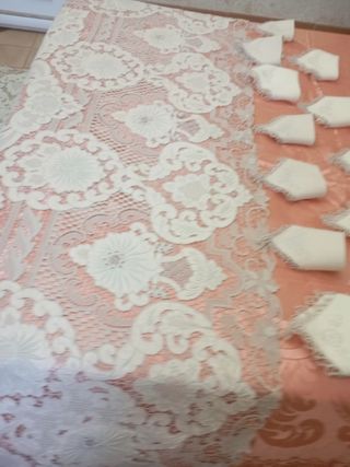 Manteleria Encaje Burano la llamada de suerte