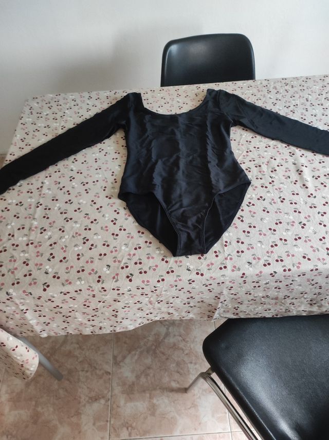 Body ballet niña negro