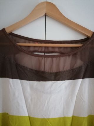 Blusa rayas multicolor