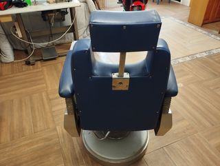 Sillón Barbero Vintage Azul