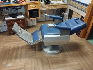 Sillón Barbero Vintage Azul