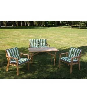 Muebles jardín - Mesa y sillas madera