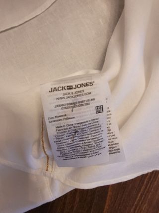Camicia bianca Jack & Jones bimbo