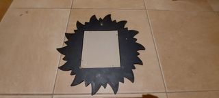 Espejo sol y luna pintado a mano