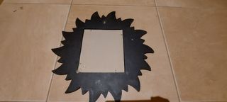 Espejo sol y luna pintado a mano