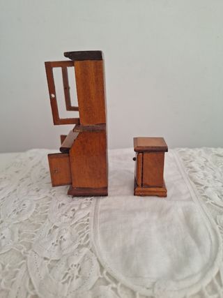 Mini Muebles Casa Muñecas - 4 piezas