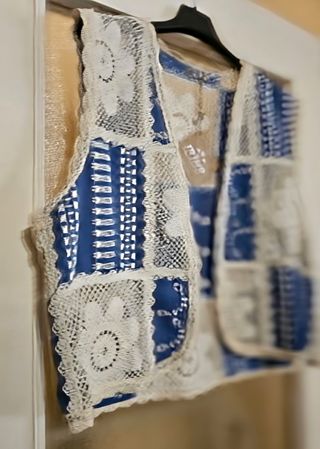 Chaleco boho crochet 