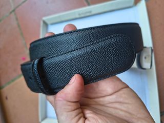 Cintura Uomo Bvlgari - Nera. Senza fibbia