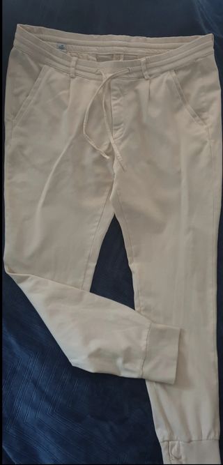 Pantaloni sportivi uomo beige XL
