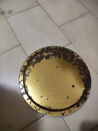 Vassoio Nespolo Lavazza vintage firma serigrafata