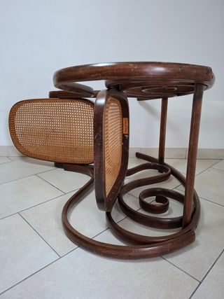 Sedia a dondolo stile Thonet Made in Italy