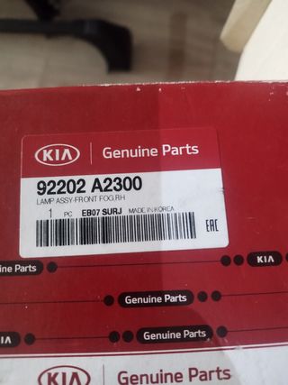 Piloto antiniebla Kia Ceed delantero derecho